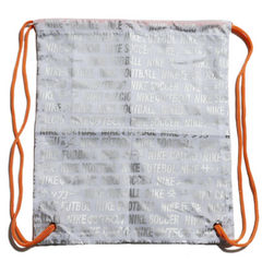 Mochila para Chuteira Nike Prateado e Laranja