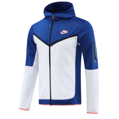 Casaco de Frio Tech-Fleece Nike Azul e Branca