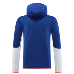 Casaco de Frio Tech-Fleece Nike Azul e Branca - VENI Futebol