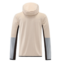 Casaco de Frio Tech-Fleece Nike Bege e Cinza - VENI Futebol