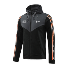 Casaco de Frio Dry-FIT Nike Cinza, Preto e Laranja