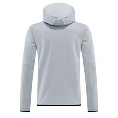 Casaco de Frio Tech-Fleece Nike Cinza e Preto - VENI Futebol