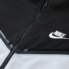 Casaco de Frio Tech-Fleece Nike Cinza e Preto - VENI Futebol