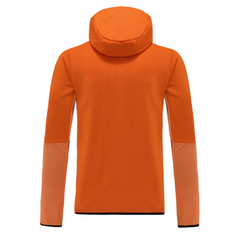 Casaco de Frio Tech-Fleece Nike Laranja e Preto - VENI Futebol