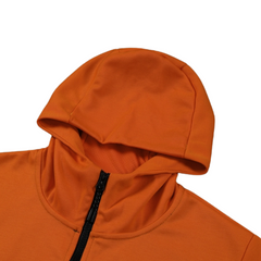 Casaco de Frio Tech-Fleece Nike Laranja e Preto - VENI Futebol