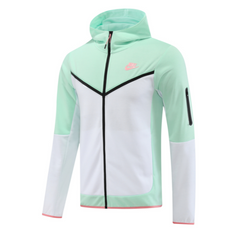 Casaco de Frio Tech-Fleece Nike Verde Claro e Branco