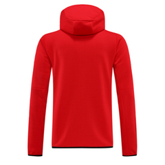 Casaco de Frio Tech-Fleece Nike Vermelho e Preto - VENI Futebol