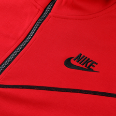 Casaco de Frio Tech-Fleece Nike Vermelho e Preto - VENI Futebol