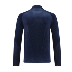 Blusão de Frio Dry-FIT Nike Azul Marinho e Vermelho - VENI Futebol