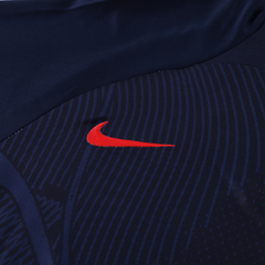 Blusão de Frio Dry-FIT Nike Azul Marinho e Vermelho - VENI Futebol