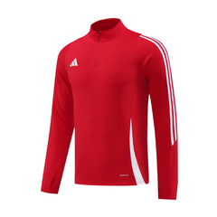 Blusão de Frio Tech-Dry Adidas Vermelho e Branco - VENI Futebol