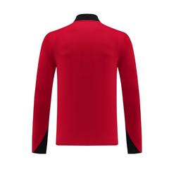 Blusão de Frio Dry-FIT Nike Vermelho e Preto - VENI Futebol