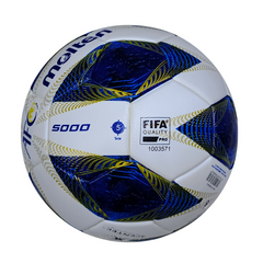 Bola de Futebol Molten Vantaggio 5000 Branca Dourada e Azul