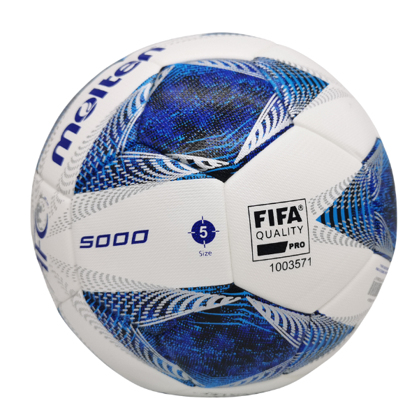 Balón de césped Molten Vantaggio 5000 AFC Champions League Asian 23/24 blanco y azul