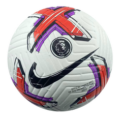 Balón de césped Nike Flight Premier League 22-23 en color blanco, rojo y morado