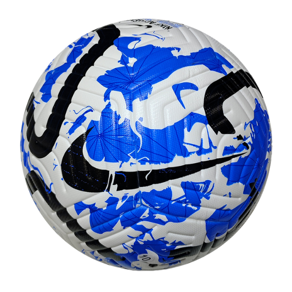 Bola de Futebol Nike Flight Premier League 23 24 Branca e Azul