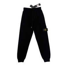 Pantalones negros para clima frío de Stone Island