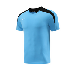 Camiseta Dry-FIT Nike Azul Claro e Preto