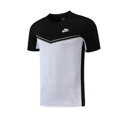 Camiseta Dry-FIT Nike Branca e Preta