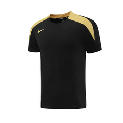 Camiseta Dry-FIT Nike Preta e Amarela