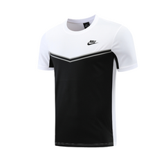 Camiseta Dry-FIT Nike Preta e Branca