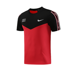 Camiseta Dry-FIT Nike Preta e Vermelha