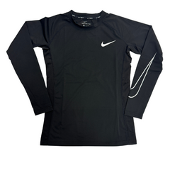 Camiseta Manga Longa Nike Preta