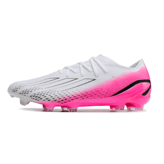 Chuteira Campo Adidas X Speedflow.1 FG Branca e Rosa