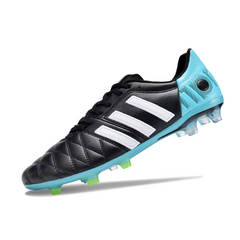 Chuteira Campo Adidas Adipure 11Pro Preta e Azul Claro - VENI Futebol