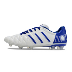 Chuteira Campo Adidas Adipure 11Pro Branca e Azul - VENI Futebol