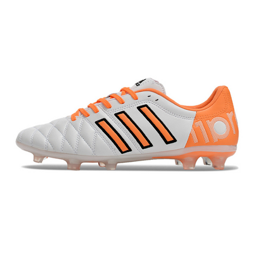 Chuteira Campo Adidas Adipure 11Pro Branca e Laranja - VENI Futebol