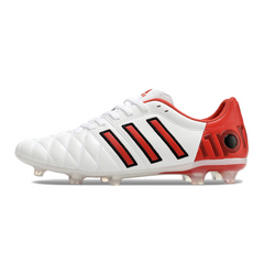 Chuteira Campo Adidas Adipure 11Pro Branca e Vermelha - VENI Futebol