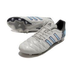 Chuteira Campo Adidas Adipure 11Pro Cinza e Azul - VENI Futebol