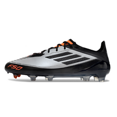 Chuteira Campo Adidas F50 Elite FG Messi Cinza e Preto