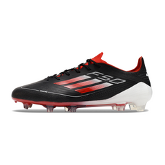 Chuteira Campo Adidas F50 Elite FG Preta, Branca e Vermelha