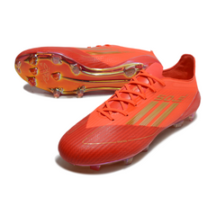 Chuteira Campo Adidas F50 Elite FG Vermelho e Amarelo