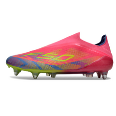 Botas de fútbol sin cordones Adidas F50 Elite SG con punta de aluminio Mystic Victory Pack