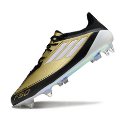 Botas de fútbol Adidas F50 Elite SG con punta de aluminio Triunfo Gold Pack