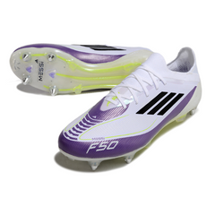 Chuteira Campo Adidas F50 Primeknit Elite SG Trava Mista Messi Triunfo Stellar Pack