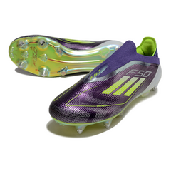 Botas de fútbol sin cordones Adidas F50 Elite SG con punta de aluminio Messi Fast Reborn Pack