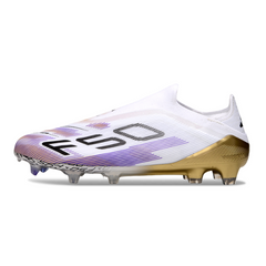 Adidas F50 Elite Laceless FG Football Boots Light Green