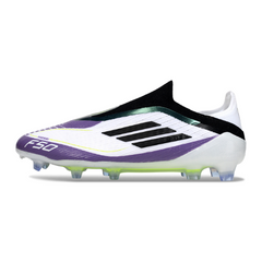 Adidas F50 Elite Laceless FG Football Boots Light Green