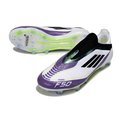 Adidas F50 Elite Laceless FG Football Boots Light Green