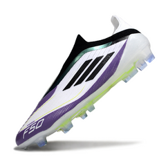 Adidas F50 Elite Laceless FG Football Boots Light Green