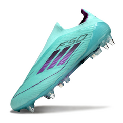 Botas de fútbol sin cordones Adidas F50 Elite SG con punta de aluminio y paquete de mejora