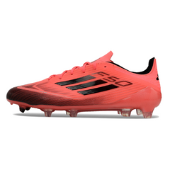 Chuteira Campo Adidas F50 Elite FG Rosa e Preta