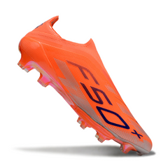 Chuteira Campo FG Adidas F50+ Elite Sem Cadarço Laranja