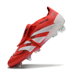 Chuteira Campo Adidas Predator 25 Elite Com Lingua SG Trava Mista Pure Victory Pack