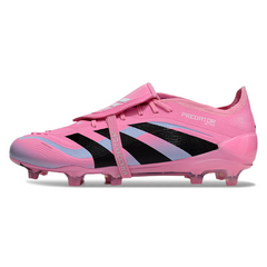 Chuteira Campo Adidas Predator 25 Elite Com Lingua FG Rosa