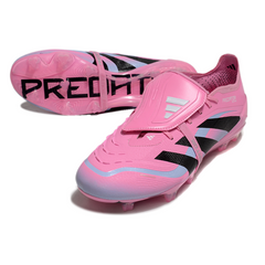 Chuteira Campo Adidas Predator 25 Elite Com Lingua FG Rosa